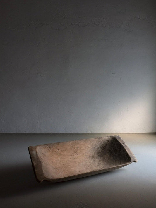 Large Primitive Wooden Bowl