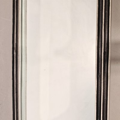 Large Rectangular Mirror in Pressed Aluminum by Lorenzo Burchiellaro, 1960s-PRS-2043326