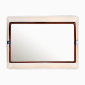 Large Rectangular Plastic Back Lit Mirror by Allibert, 1970s-XT-2035681