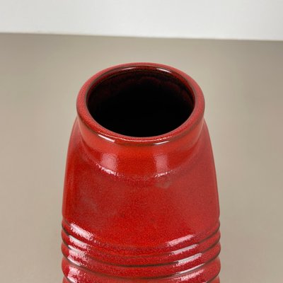 Large Red Abstract Vase by Cari Zalloni for Steuler, 1970s-QZ-1814024