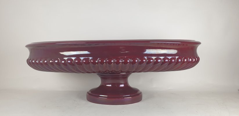 Large Red Earthenware Center Bowl-SYQ-1004422