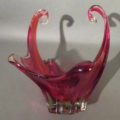 Large Red Murano Glass Bowl from Made Murano Glass-WK-1005532