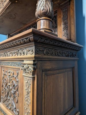 Large Renaissance Buffet in Walnut-HLV-1783926