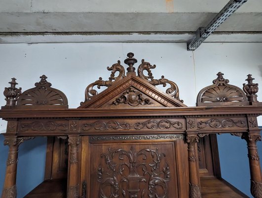 Large Renaissance Buffet in Walnut-HLV-1783926