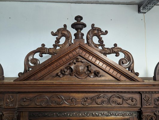 Large Renaissance Buffet in Walnut-HLV-1783926