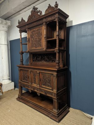 Large Renaissance Buffet in Walnut-HLV-1783926