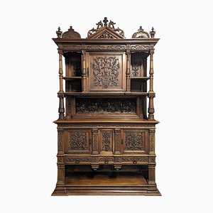 Large Renaissance Buffet in Walnut-HLV-1783926