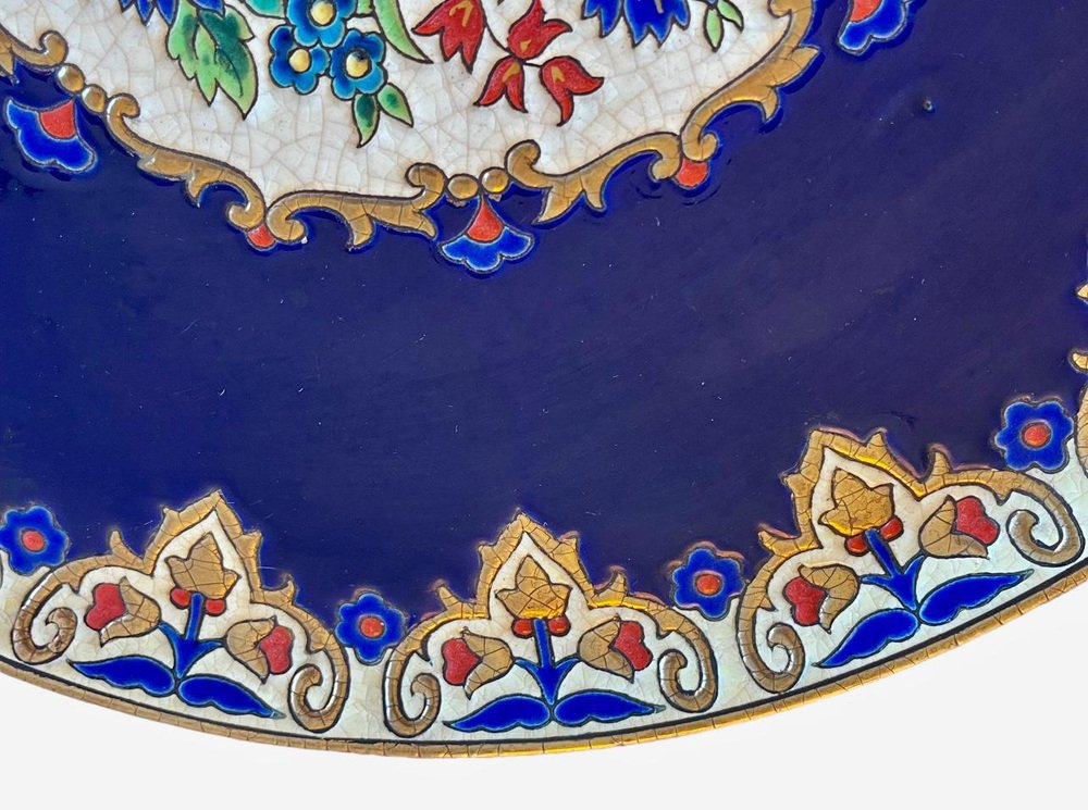 Large Renaissance Model Dish from Longwy