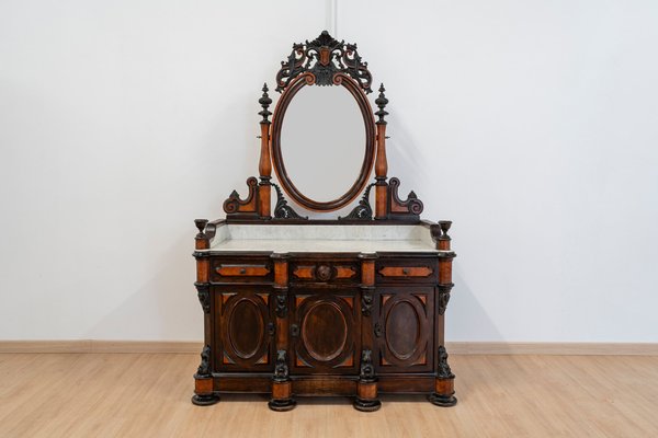 Large Romantic Dressing Table, 19th Century-UJE-1823705