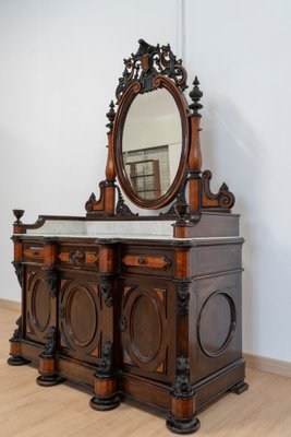 Large Romantic Dressing Table, 19th Century-UJE-1823705