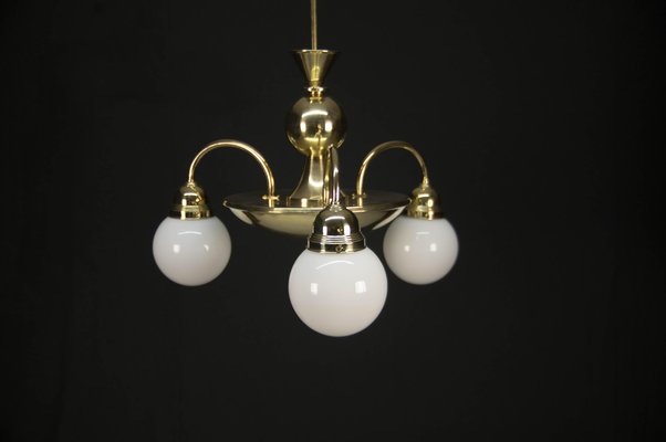 Large Rondocubistic Brass Chandelier-TZ-920268