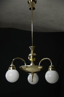 Large Rondocubistic Brass Chandelier-TZ-920268