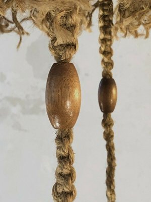 Large Rope Suspended Plant Holder, 1970s-NLF-679165