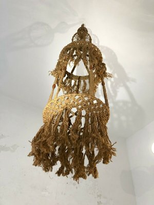 Large Rope Suspended Plant Holder, 1970s-NLF-679165