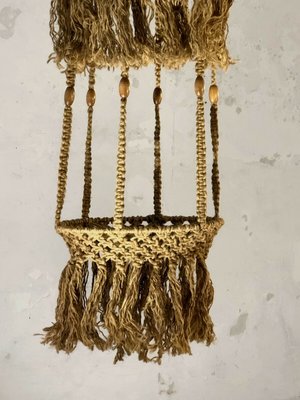 Large Rope Suspended Plant Holder, 1970s-NLF-679165