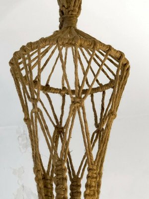 Large Rope Suspended Plant Holder, 1970s-NLF-679165