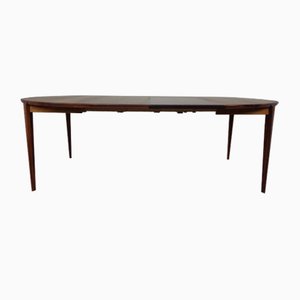 Large Rosewood Extendable Dining Table by Henry Rosengren Hansen for Brande Mobelindustri, 1960s-RDW-1300222