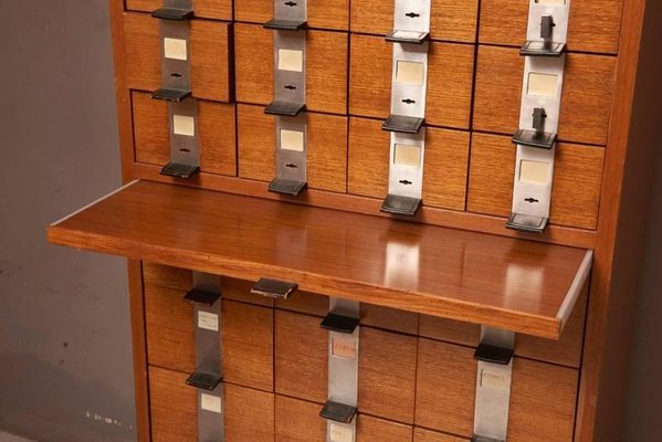 Large Rosewood & Oak Cabinet with Drawers by Philippe Neerman for De Coene, 1958-KL-620350