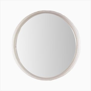 Large Round Acrylic Glass Bathroom Mirror from Hillebrand, Germany, 1960s-EZZ-1361064