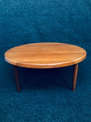 Large Round Coffee Table by Niels Bach, 1960s-RZY-1210272