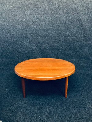 Large Round Coffee Table by Niels Bach, 1960s-RZY-1210272