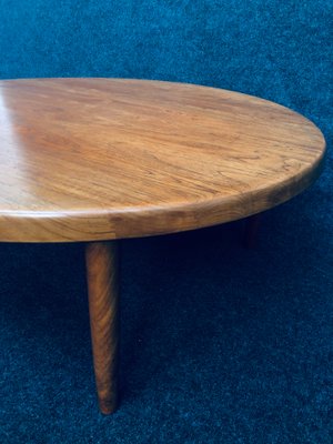 Large Round Coffee Table by Niels Bach, 1960s-RZY-1210272