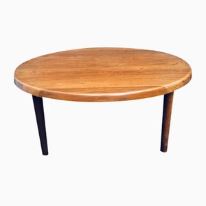 Large Round Coffee Table by Niels Bach, 1960s-RZY-1210272