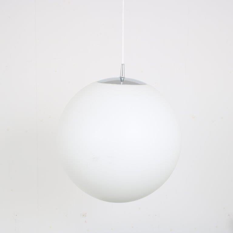 Large Round Hanging Lamp from Peill & Putzler, Germany, 1960s