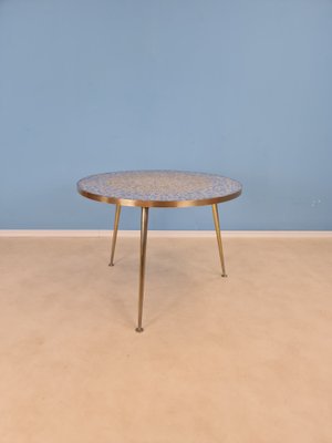 Large Round Mosaic Coffee Table from Berthold Müller, 1950s-IQR-1007412