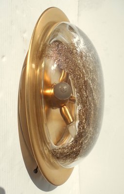 Large Round Sconce by Angelo Brotto for Esperia, 1960s-EI-281222