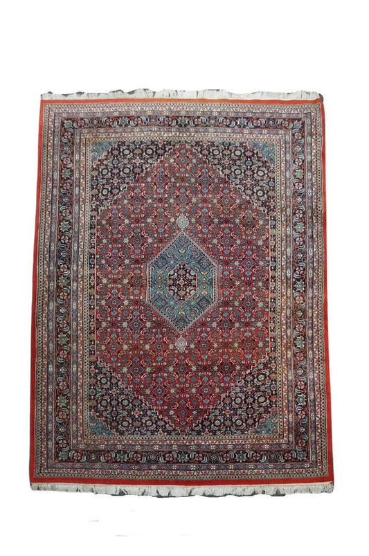 Large Rug with Warm and Cool Shades