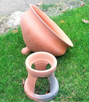 Large Rustic Red Clay Planter-UWJ-1244773