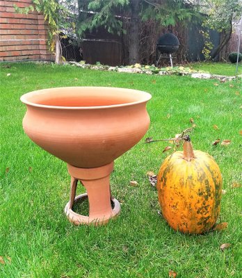 Large Rustic Red Clay Planter-UWJ-1244773