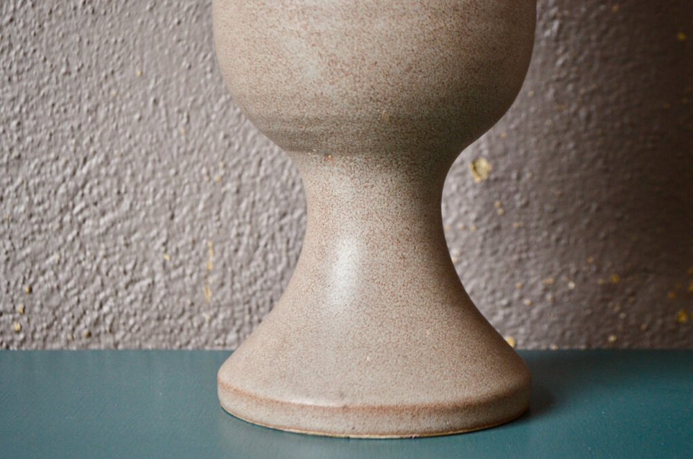 Large Sandstone Chalice Vase