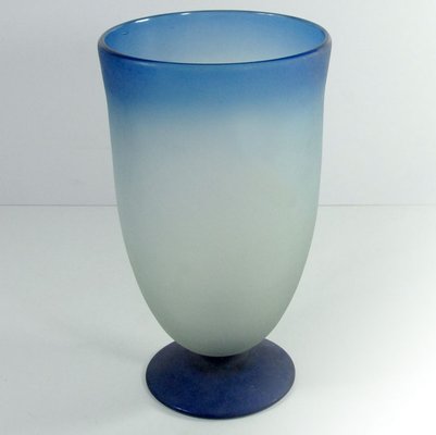 Large Satin Glass Vase, 1990s-GIW-1756607