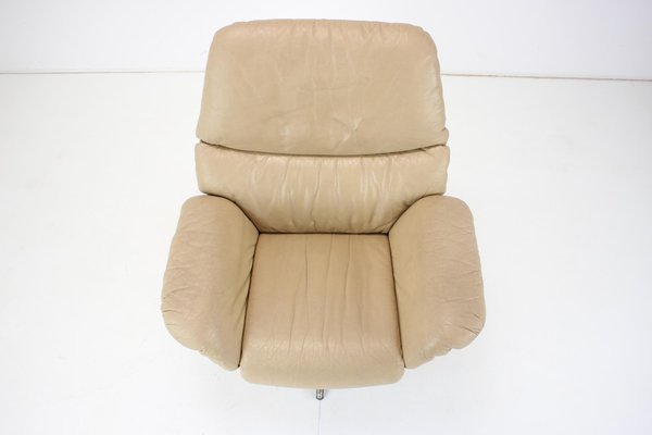 Large Scandinavian Adjustable Leather Armchair by Peem, 1970s-TZ-1262911