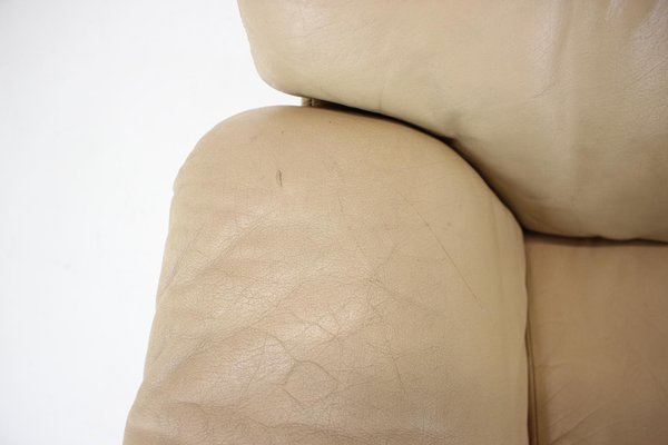 Large Scandinavian Adjustable Leather Armchair by Peem, 1970s-TZ-1262911