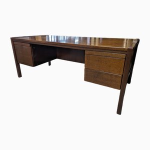 Large Scandinavian Desk in Solid Walnut-HLV-1819786