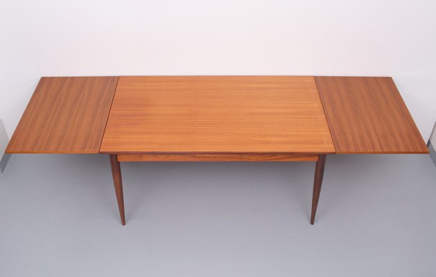 Large Scandinavian Extendable Teak Dining Table, 1960s-GCG-1286740