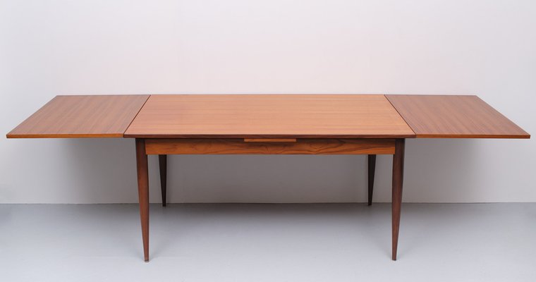 Large Scandinavian Extendable Teak Dining Table, 1960s-GCG-1286740