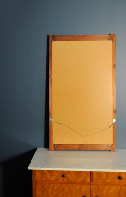 Large Scandinavian Mahogany Mirror, 1960s-KDW-1131605