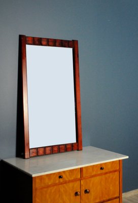 Large Scandinavian Mahogany Mirror, 1960s-KDW-1131605