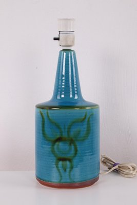 Large Scandinavian Mid-Century Modern Ceramic Lamp from Soholm-EZZ-904522