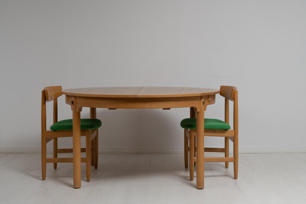 Large Scandinavian Modern Dining Table by Børge Mogensen Øresund for Karl Andersson & Söner