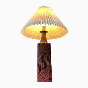 Large Scandinavian Stoneware Table Lamp from Ribe, 1970s-LCR-931130