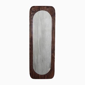 Large Scandinavian Wooden Wall Mirror, 1950s-ZAA-893754