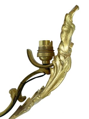 Large Sconce in Gilded Brass With Acanthus Ornament-FSD-1312941