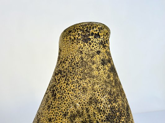 Large Sculptural Fat Lava Ceramic Jar-Shaped Floor Vase, 1950s-JP-2023749