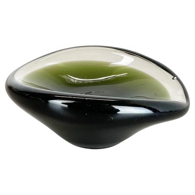 Large Sculptural Murano Glass Shell Ashtray, Italy, 1970-QZ-1149904