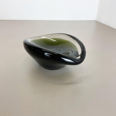 Large Sculptural Murano Glass Shell Ashtray, Italy, 1970-QZ-1149904